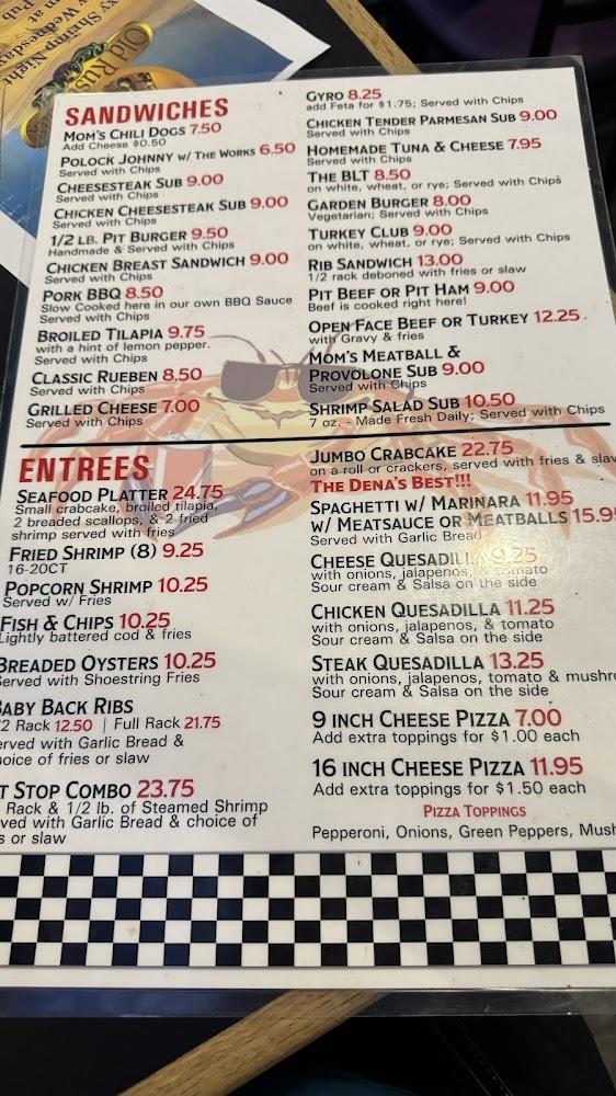 Pit Stop Pub Menu image 2